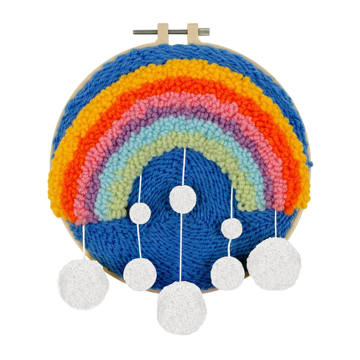 Punch Needle Kit 8" Hoop - Rainbow - Image 2